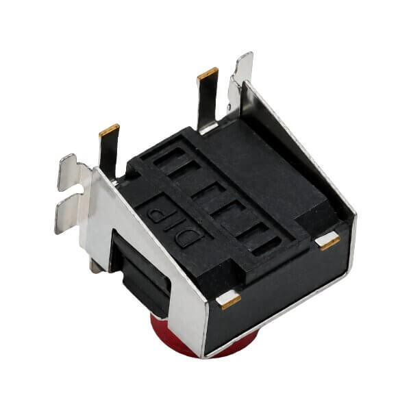 DIPTRONICS TA3-2R2-V-T/R SWITCH TACT 6.00x6.00 2.80mm 185gF SMT R/A