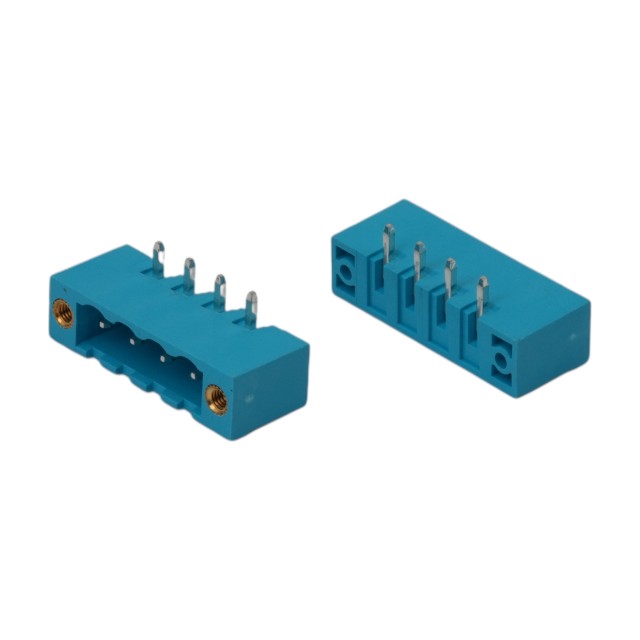 TERM.BLK.5.08MM 4P MALE BLUE - TBP01R1W-508-04BE