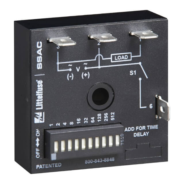 LITTELFUSE TDUB3000A IND.CONT.RELAY TIME DELAY 1023SEC CHASSIS