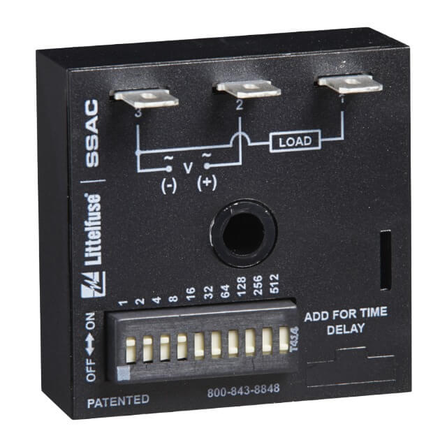LITTELFUSE TDUI3000A IND.CONT.RELAY TIME DELAY 1023SEC CHASSIS