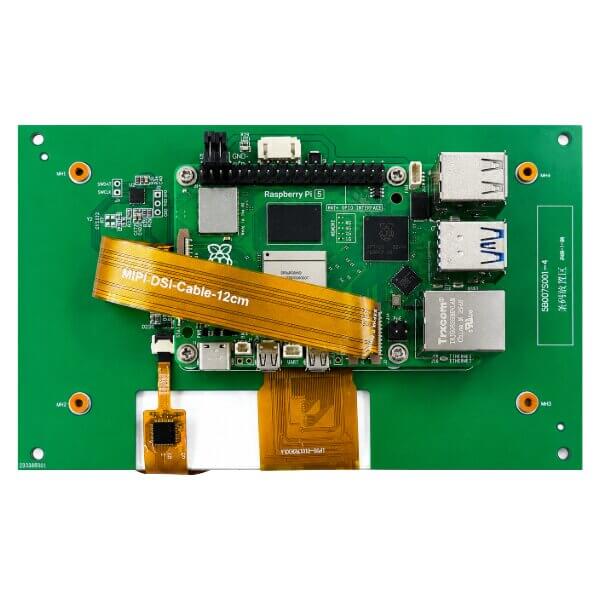 TDO TS070WVH07CA-B1705A HMI TFT 7" 800X480 5 V CTP
