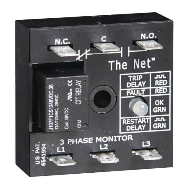 LITTELFUSE TVM480A100.5S3S IND.CONT.3 PHASE LINE MONITOR