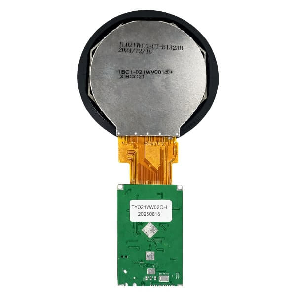 TDO TY021WVL02CH HMI TFT 2.1" 480X480 CIRCULAR WITH MINI BOARD