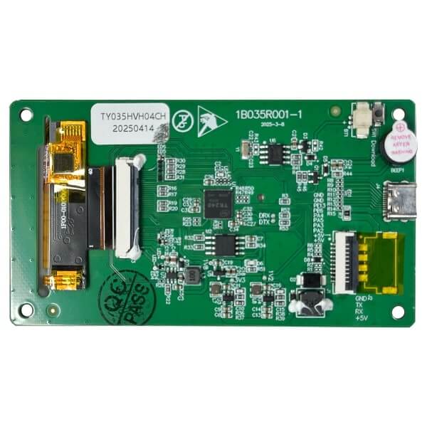 TDO TY035HVH04CH HMI TFT LCD 3" 320x480 CTP 5V