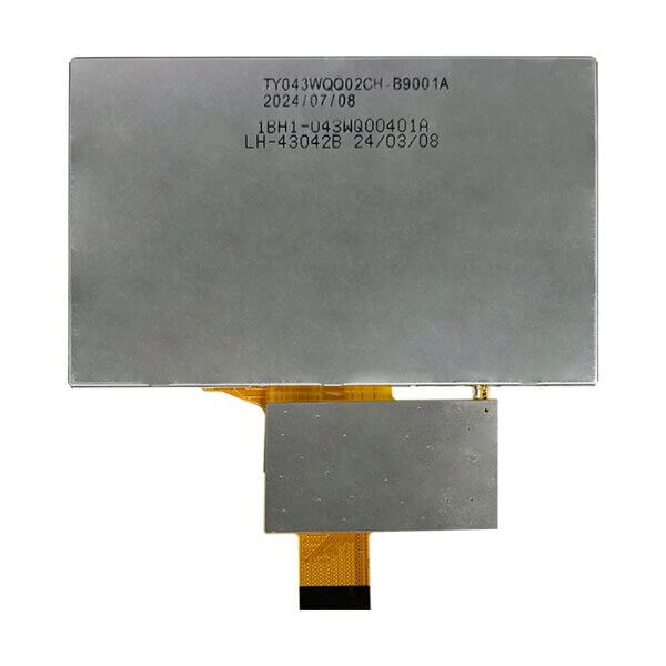 TDO TY043WQQ02CH HMI TFT 4.3" 480X272 CTP CHIP ON FPC