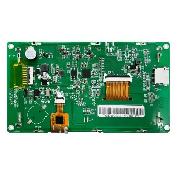 TDO TY050WVC02CJ HMI TFT LCD 5" 800x480 CTP 5V