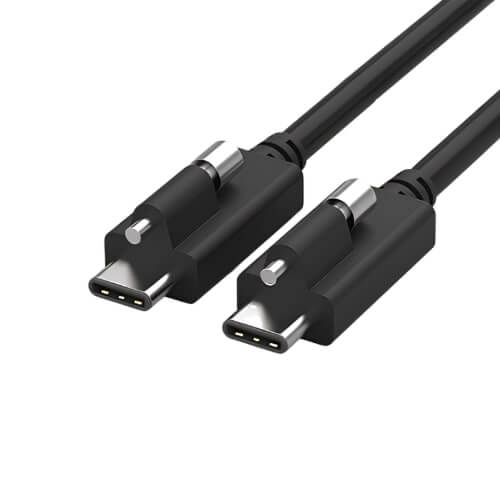 USB 3.2 CABLE TYPE-C TO TYPE-C 1.2MT SINGLE SCREW - US-CPCP-12001