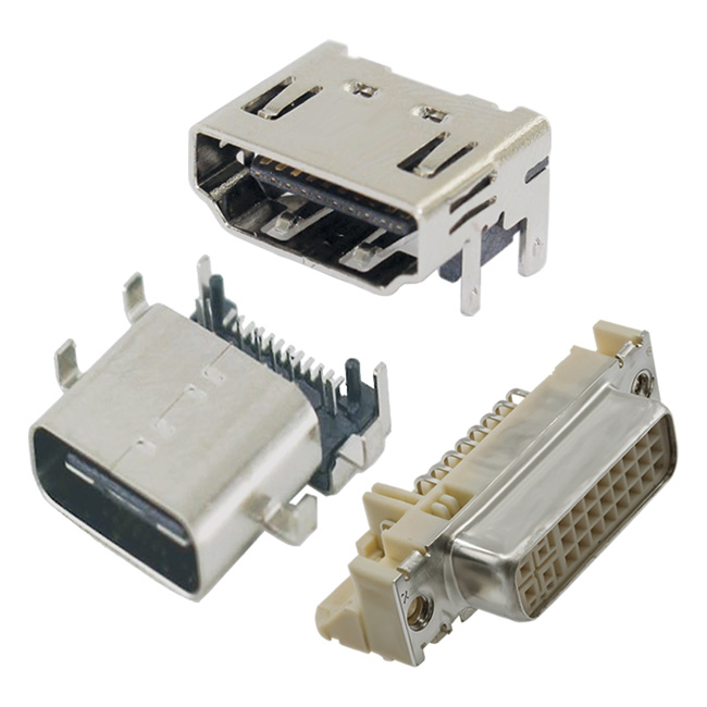 USB, DVI, HDMI Konnektörler