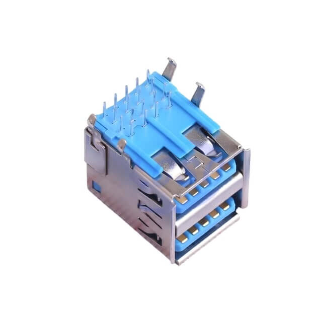 XUNPU USB-303WSD-BRY CONN RCPT USB 3.0 Type-A 9POSx2 TH R/A