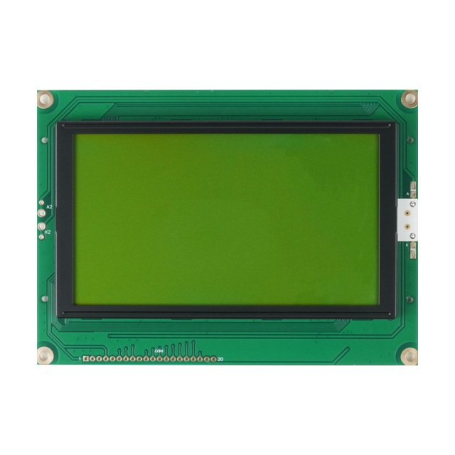 LCD GRAPHIC 240X128 STN POSITIVE YELLOW GREEN 3.3V - WG240128E-YYH-VZ#