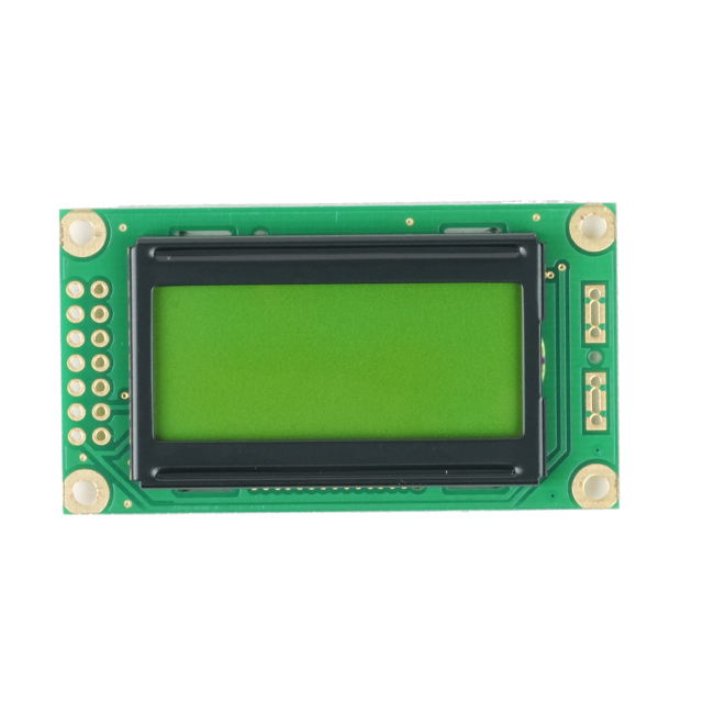 LCD CHARACTER 8X2 STN POSITIVE YELLOW GREEN 5V - WH0802A-NYG-JT#