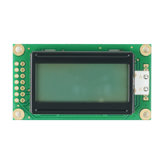 LCD CHARACTER 8X2 STN POSITIVE GREY 5V - WH0802A-YGH-ET#