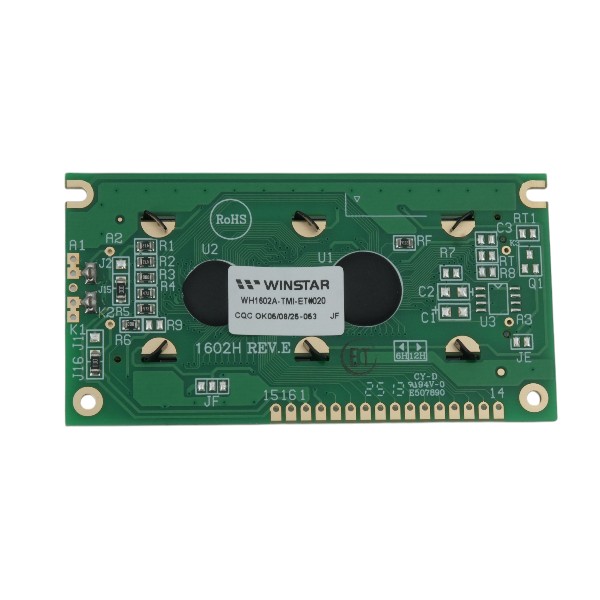 WINSTAR WH1602A-TMI-ET#020 LCD CHARACTER 16X2 STN NEGATIVE BLUE 5V