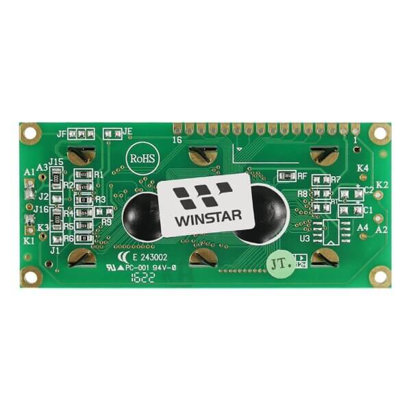 WINSTAR WH1602B-TMI-CT# LCD CHARACTER 16X2 STN NEGATIVE BLUE 5V