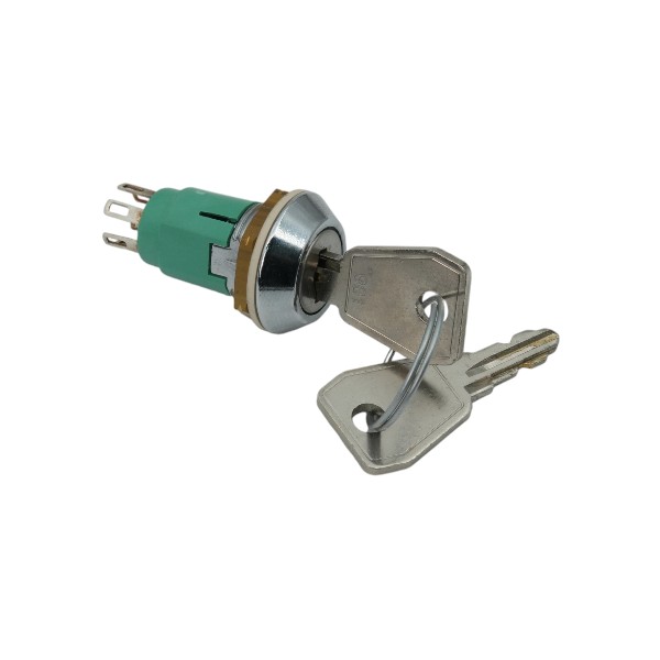 LORLIN WRL-5-L-S-2 SWITCH KEYLOCK DPDT WRL 2POS SOLDER 1A