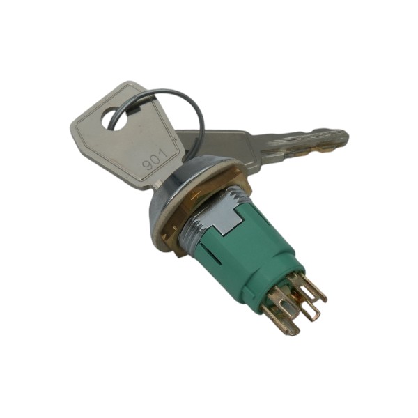 LORLIN WRL-5-M-S-2 SWITCH KEYLOCK DPDT 60° LORLIN
