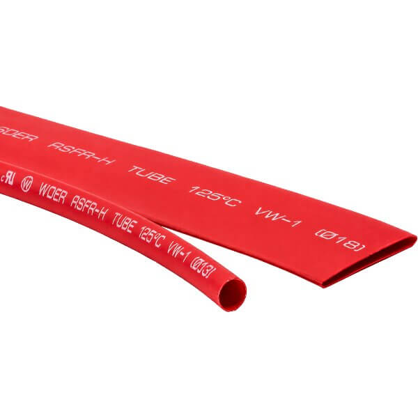 WOER WOER-RSFR-H-R16-RED HEAT SHRINK 16.5mm RED (MAKARON) 2:1