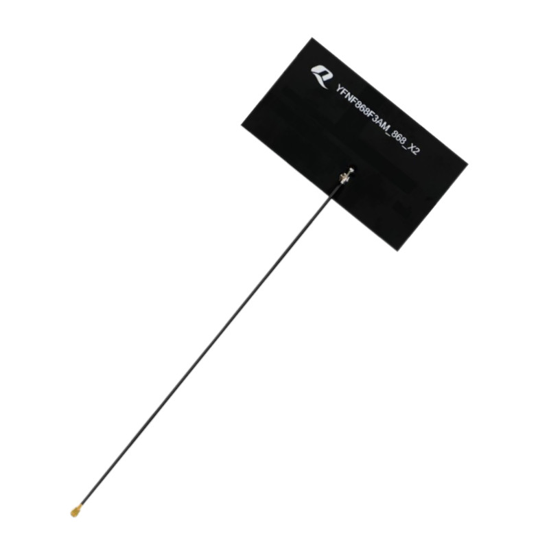 RF ANTENNA ISM, LPWA Flat Patch I-PEX MHF1 - YFNF868F3AM